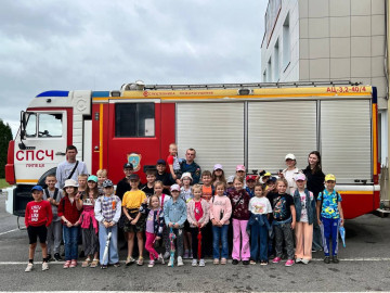 Экскурсия пожарно-спасательную часть ФПС по Липецкой области.